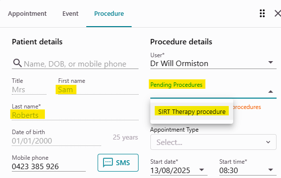 Pending Procedures in Gentu
